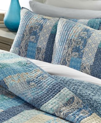 Indigo Stripe Artisan 3-Pc. Quilt Set, Full/Queen, Exclusively at Macy's