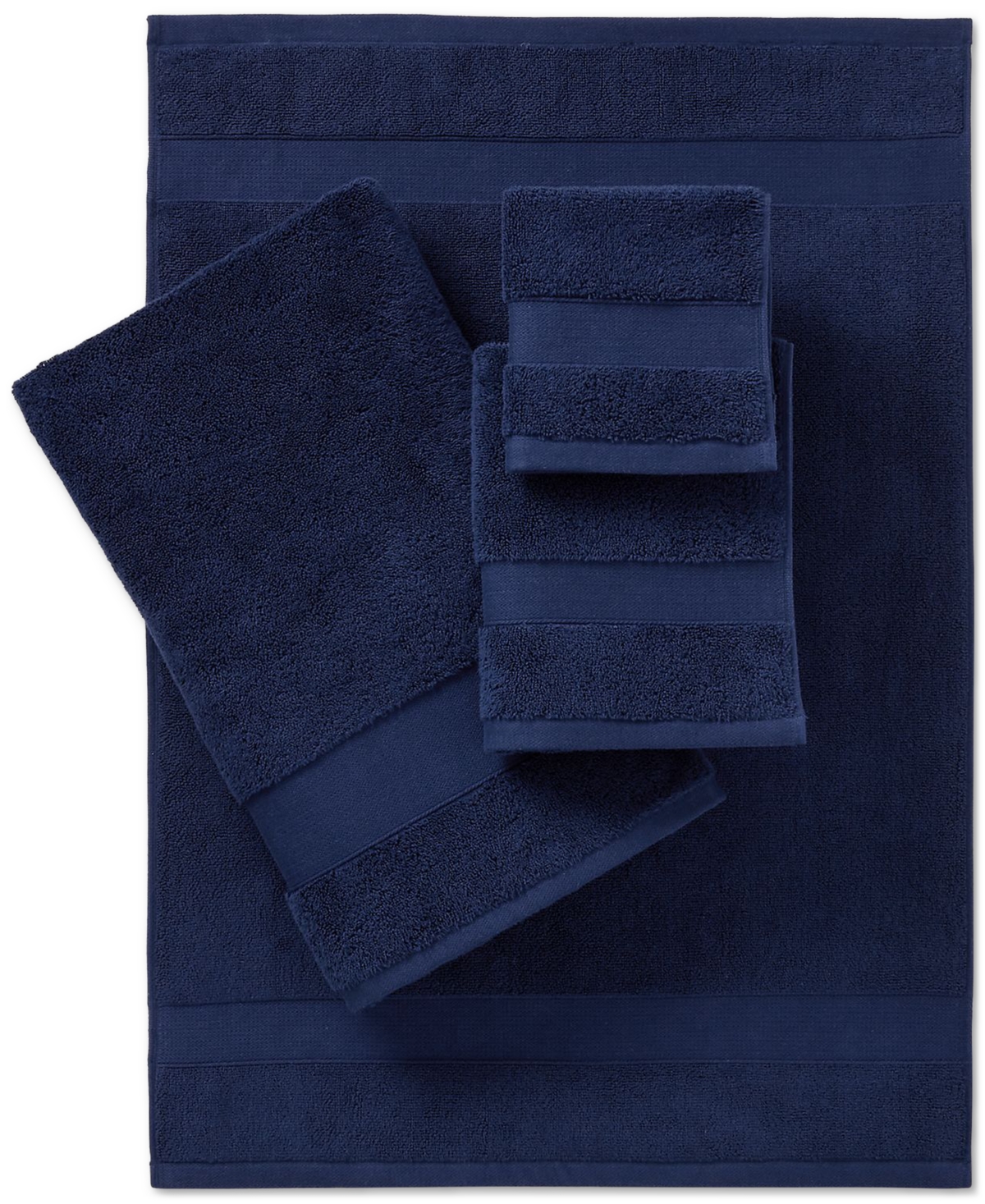 Ralph Lauren Watson Cotton Wash Cloth In Navy