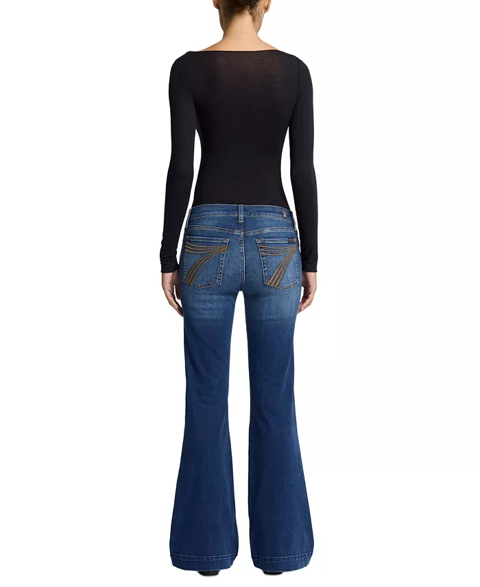 Women's Dojo Tailored Hem Flare Jeans - thumbnail 3