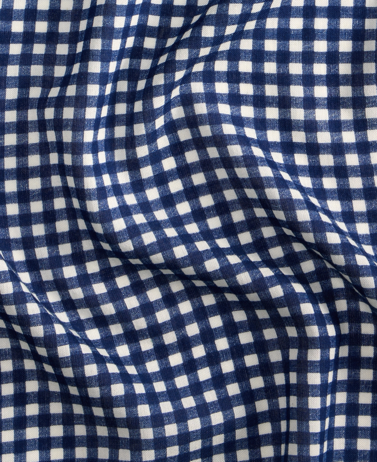 On 34th Gingham Square Bandana Scarf, Exclusively At Macy's In Navy