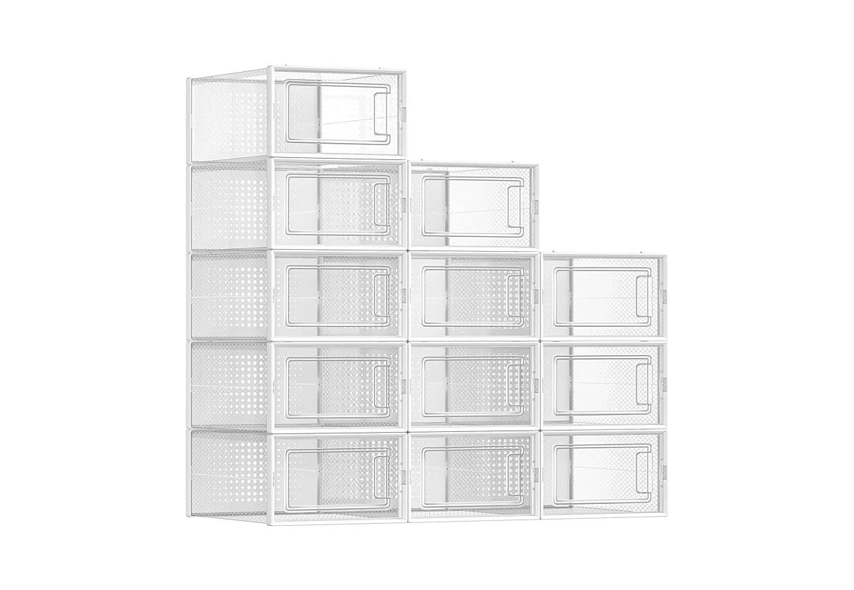 Plastic Shoe Box - Transparent