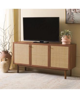 Aino Wood 3-Door Media Stand
