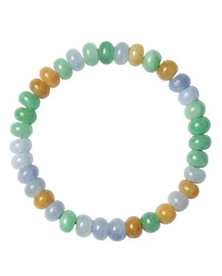 Lavender Field Beaded Jade Bracelet
