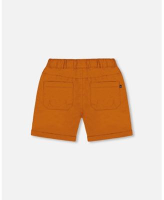 Toddler Boys Stretch Twill Short Vibrant Orange - Toddler|Child