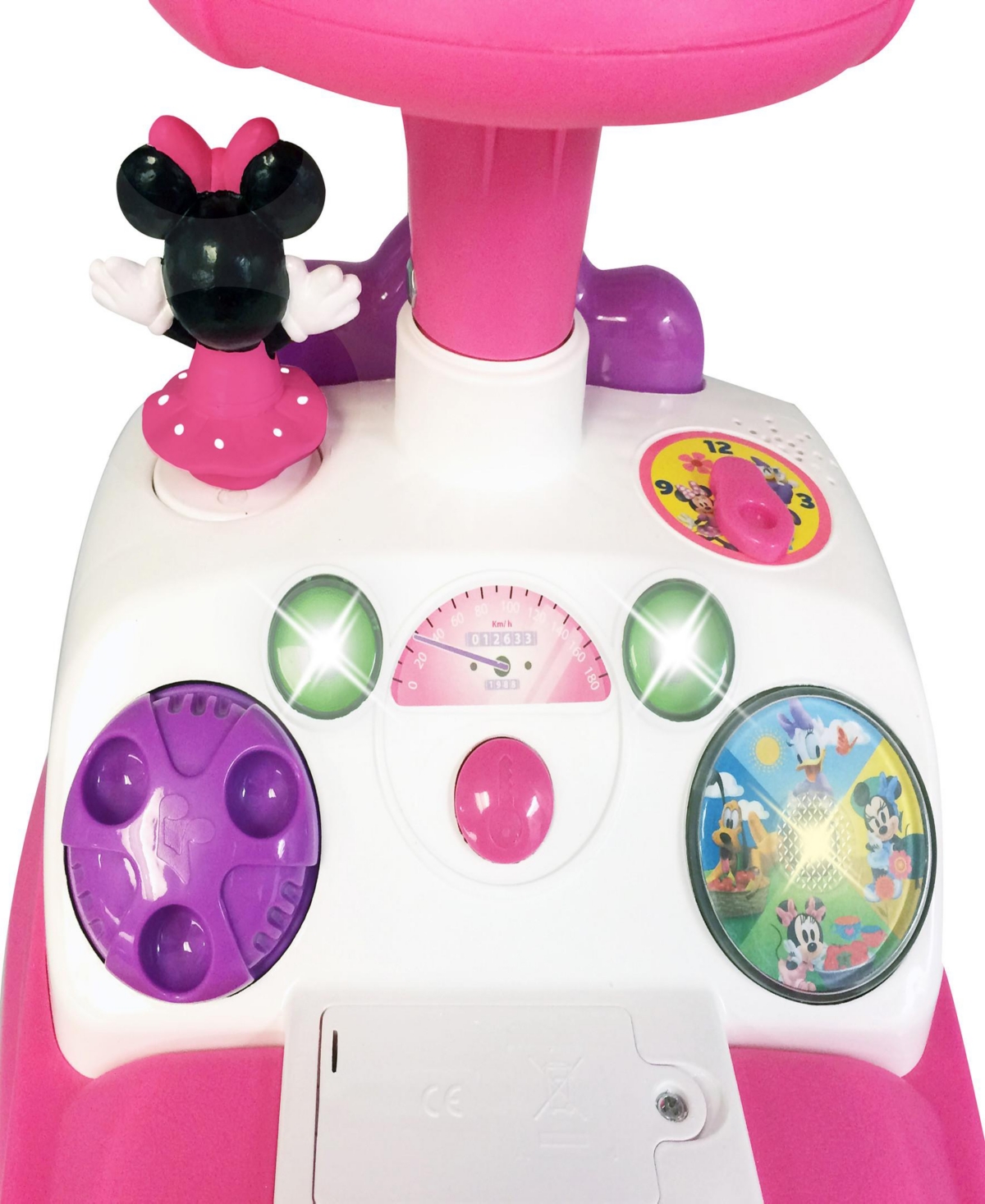 Kiddieland Lights And Sounds Minnie Activity Ride-on In Multi