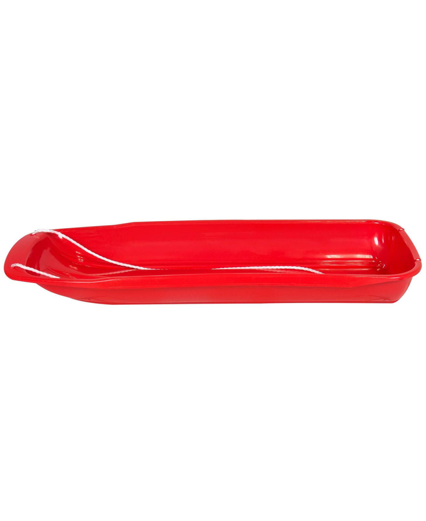 Детская игрушка Best Choice Products 48in Kids Outdoor Plastic Sport Toboggan Winter Snow Sled Board Toy w/ Pull Rope, цвет: Красный — фото 6