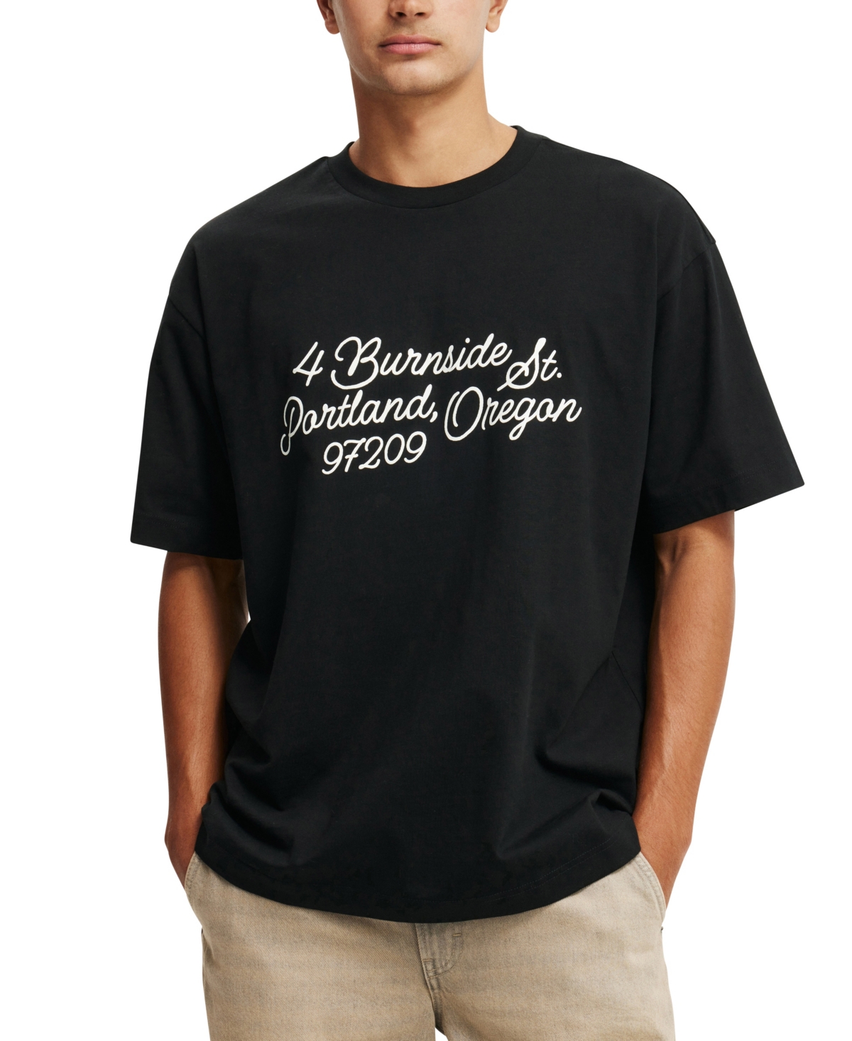COTTON ON MEN'S BOX FIT GRAPHIC T-SHIRT 