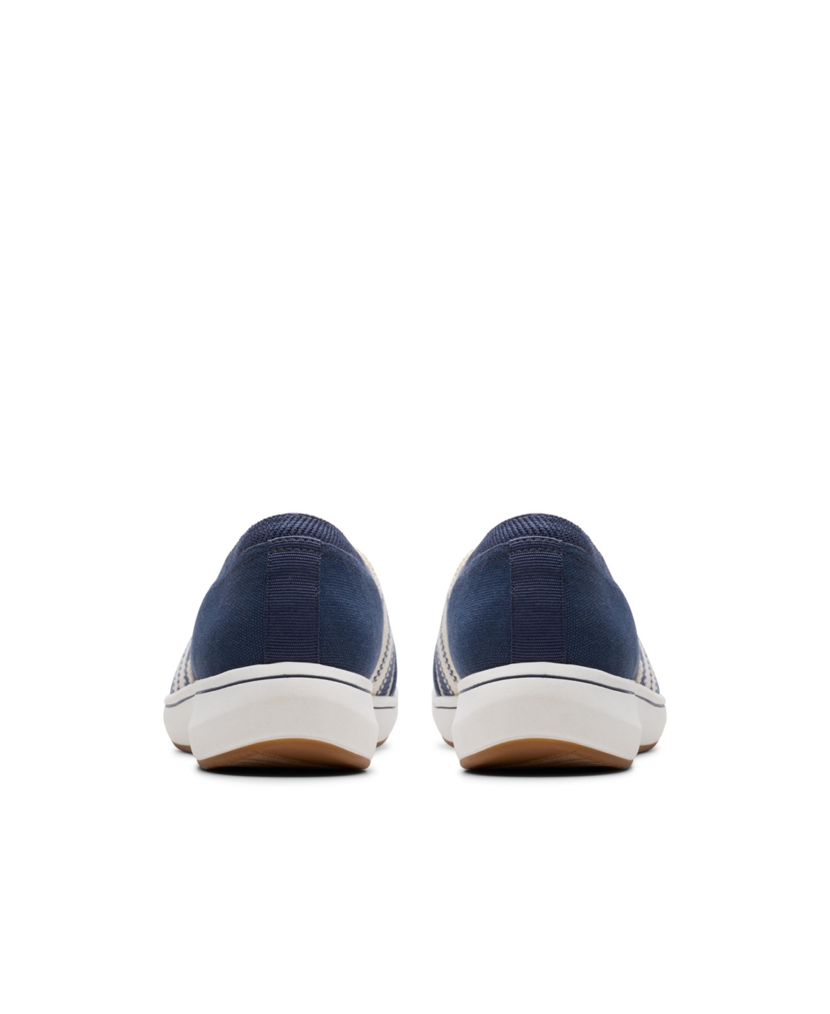 Clarks Cloudsteppers Women's Breeze Sky Mist Slip-on Shoes In Navy Textile