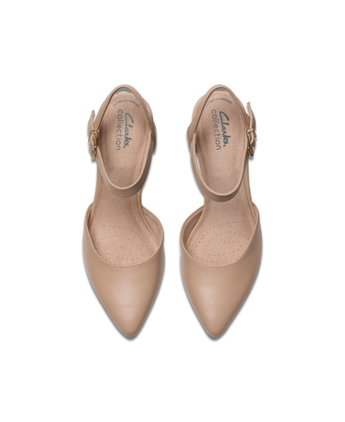 Clarks Kataleyna Cora In Beige Leather