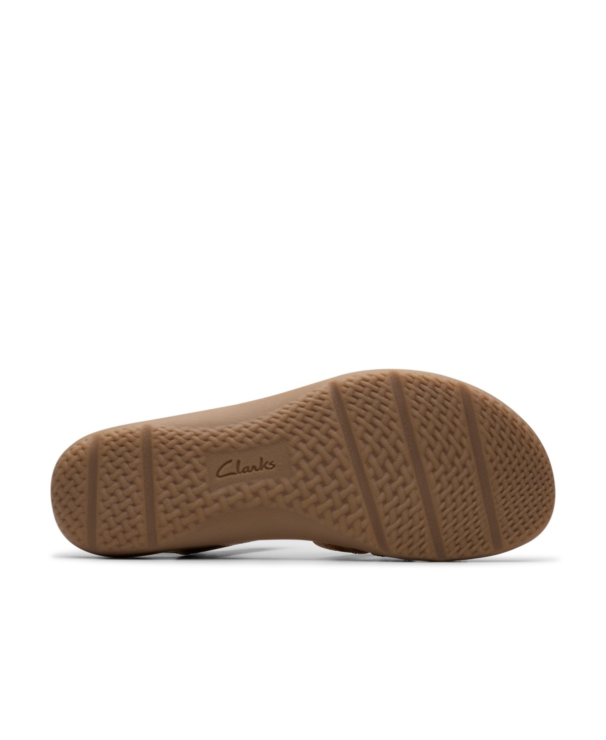 Clarks Collection Women's Elizabelle Kay Riptape Flat Sandals In Brown Multi Leather
