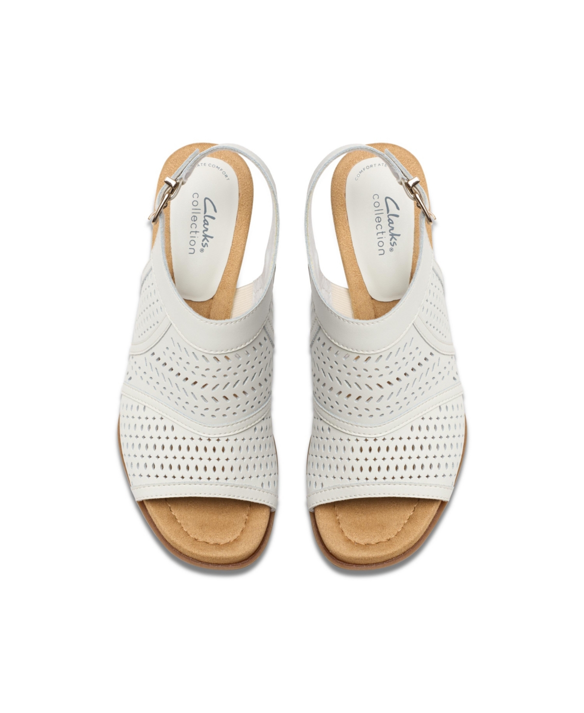 CLARKS COLLECTION WOMEN'S EMMALAE HOPE WEDGE SANDALS 