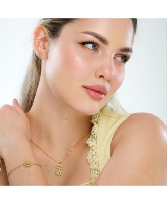 PurePaw Link Chain Paw Cutout Charm Bracelet