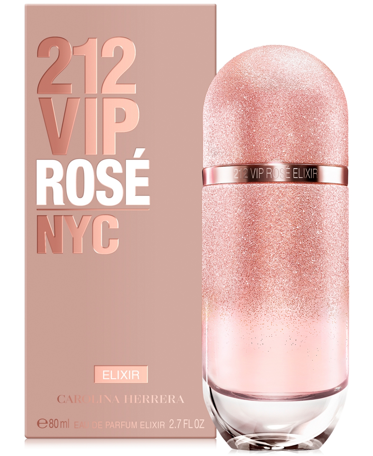 Carolina Herrera 212 Vip Rose Elixir Eau De Parfum Spray, 2.7 Oz. In No Color