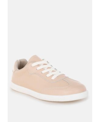 Womens Bostonia Real Leather Casual Sneakers