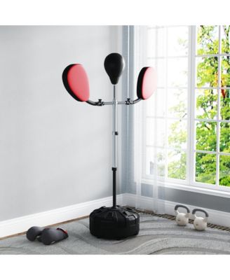 3-in-1 Boxing Bag with Sd, Speed Bag with 2 Target Arms,