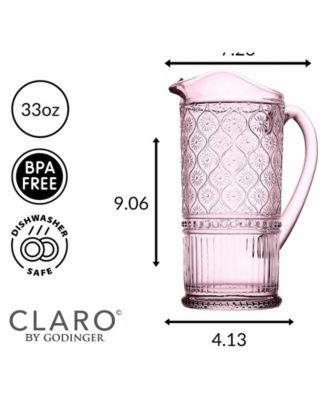 Claro Pitcher, 33 Oz