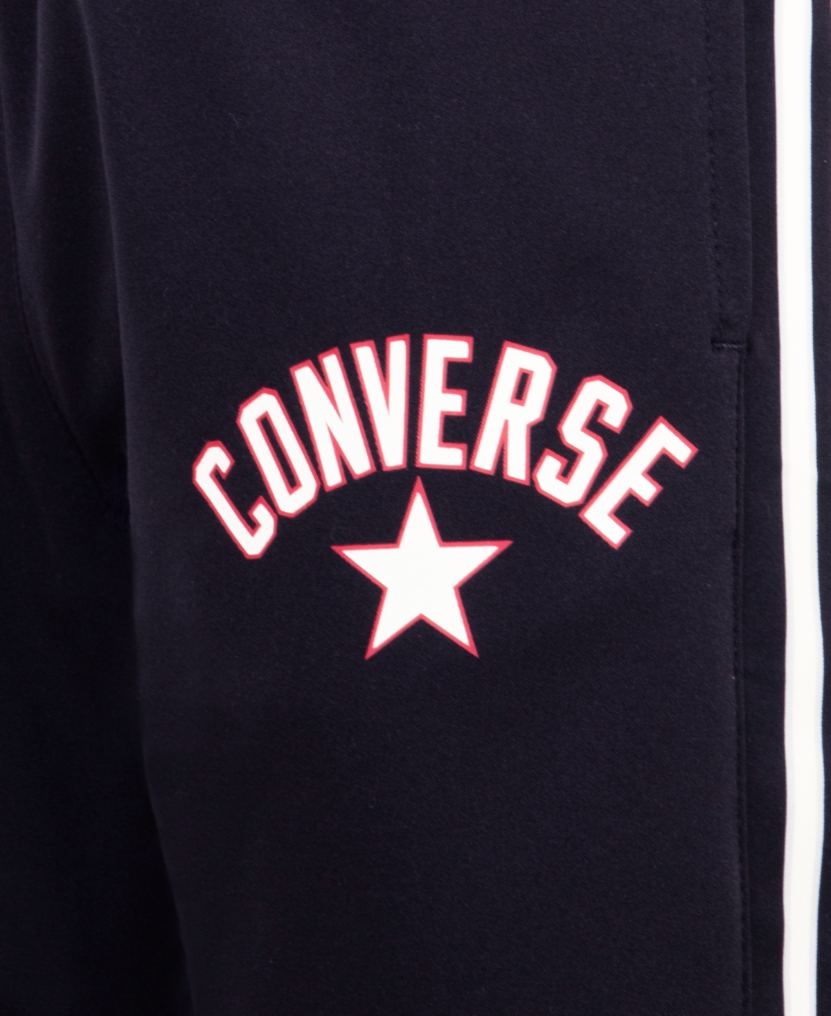 Converse Big Boys Retro Varsity Woven Pants In Black