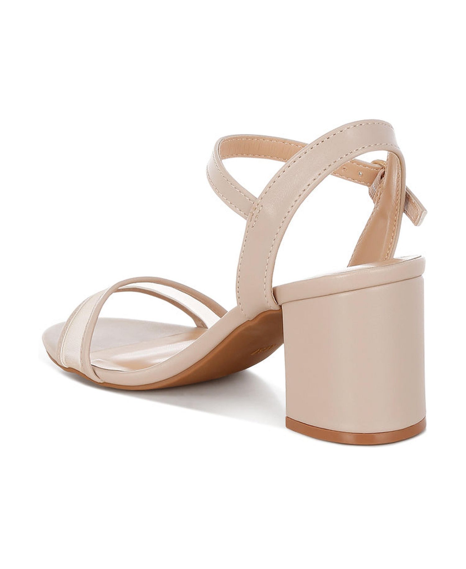Womens Orpina Mesh Pin Buckle Block Heels