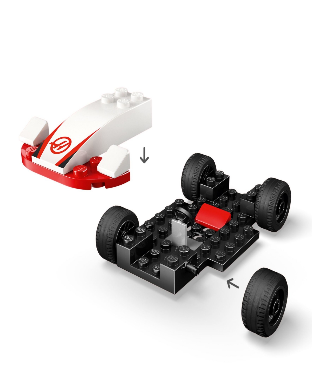 LEGO CITY F1 WILLIAMS RACING AND HAAS F1 RACE CARS BUILDING TOY 60464, 92 PIECES 