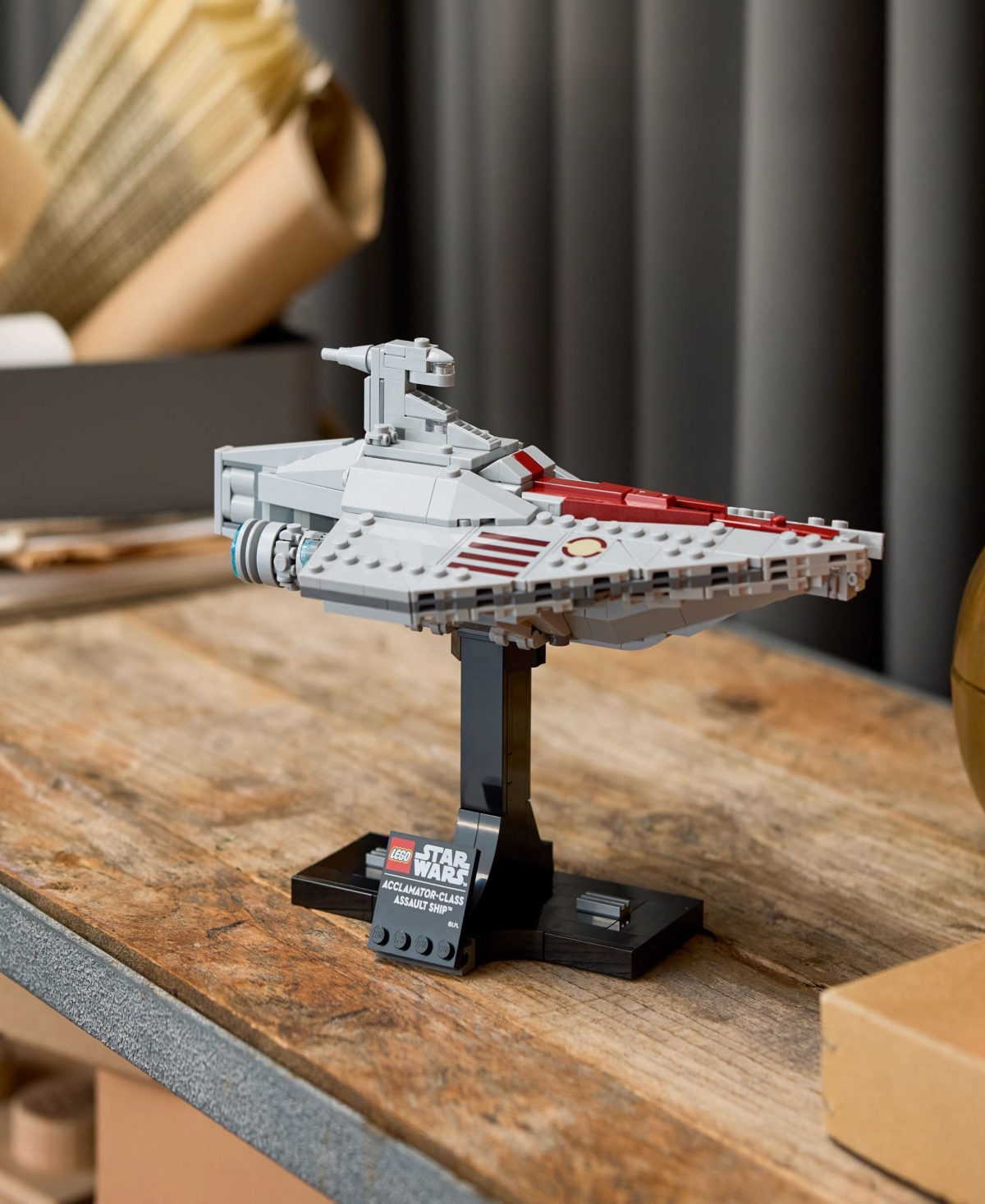 Lego Star Wars Acclamator-class Assault Ship Buildable Spaceship Toy 75404, 450 Pieces In Multi Color