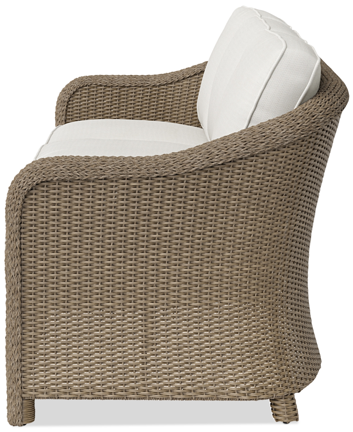 Agio Sonetta Outdoor Sofa In Pearl White