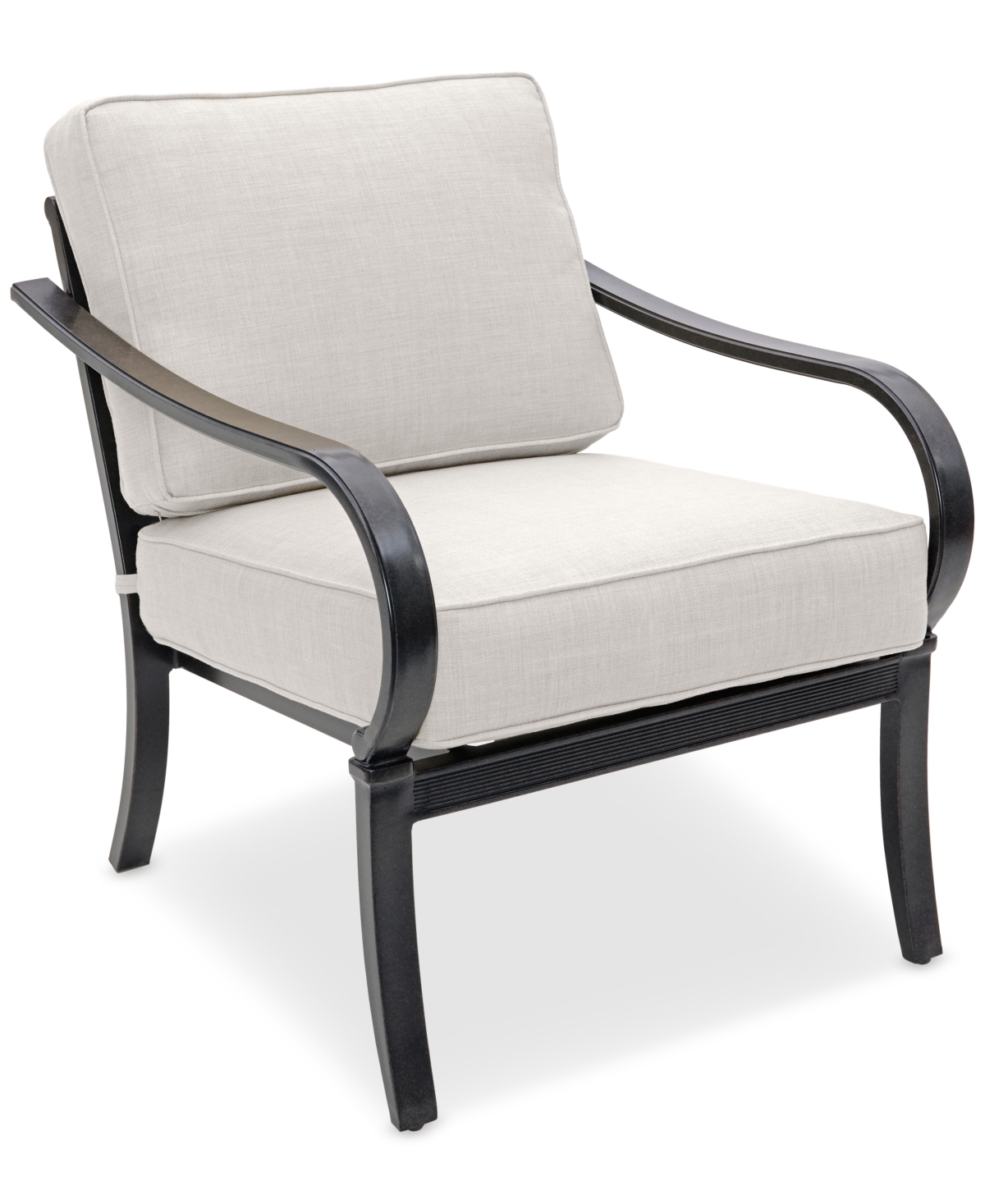 Agio St Croix Outdoor Lounge Chair In Pearl White