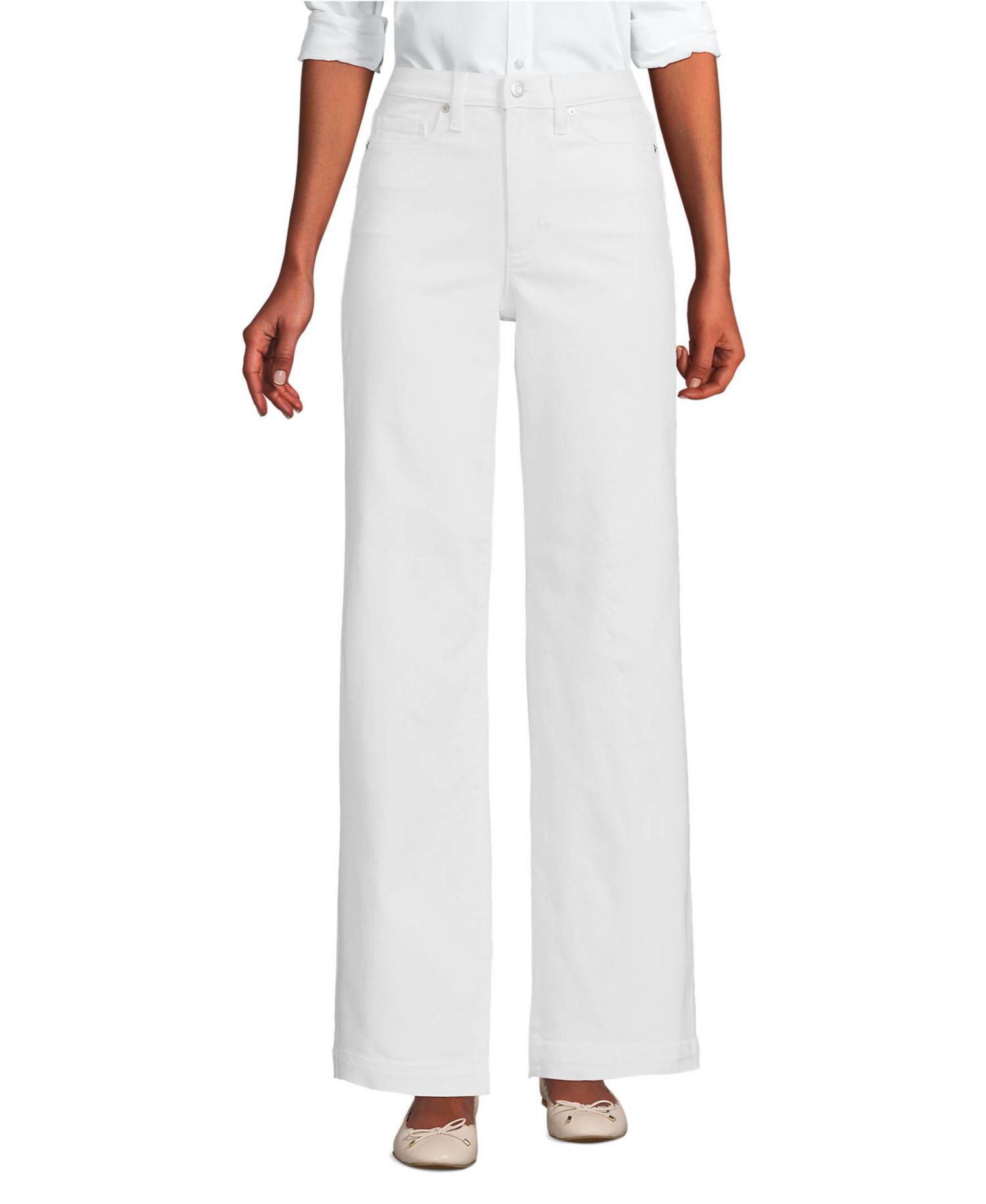 Women's High Rise Wide Leg Denim Jeans