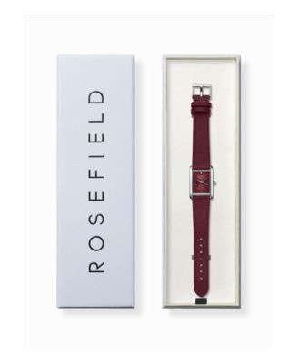 Heirloom Women's Burgundy Leather Watch 30.6mm