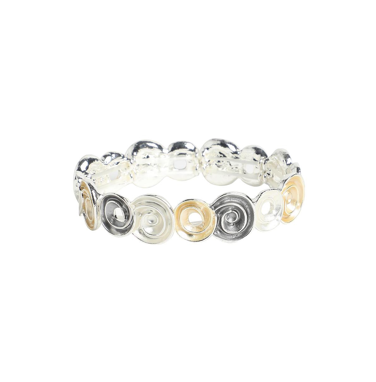 Textured Rose Bracelet - Gold