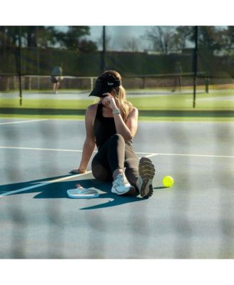 Women's Adjustable Band Sport Visor - Black