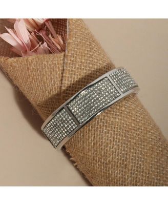 Embellished Cluster Band Bracelet