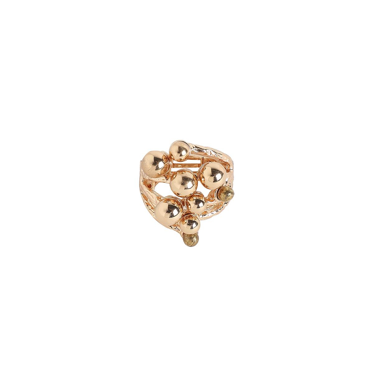 Cluster Ball Cocktail Ring - Gold