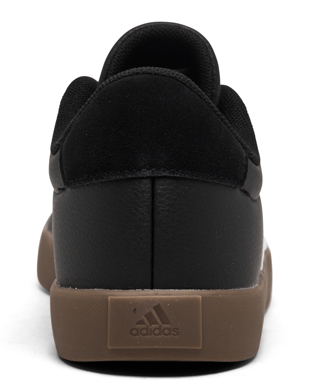 Adidas Originals Big Kids Vl Court 3.0 Casual Sneakers From Finish Line In Core Black,cloud White
