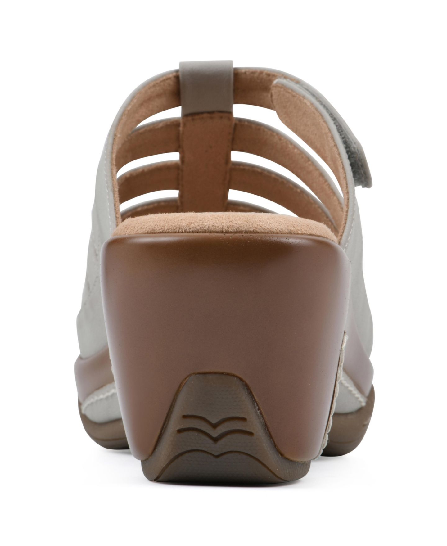 Женские сандалии White Mountain Valencia Slip-On Clog, цвет: Ледяной гладкий — фото 3
