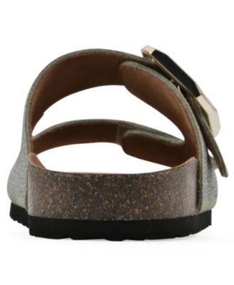 Women's Granitas Round Toe Flat Sandals