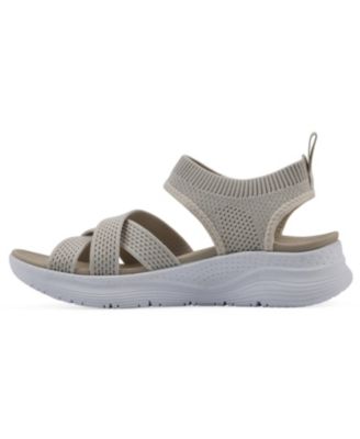 Women's Charry Round Toe Flat Sandals