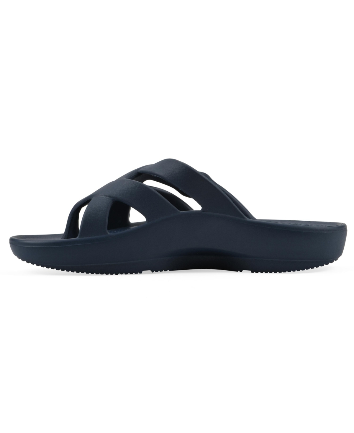White Mountain Women's Rip Round Toe Flat Sandals