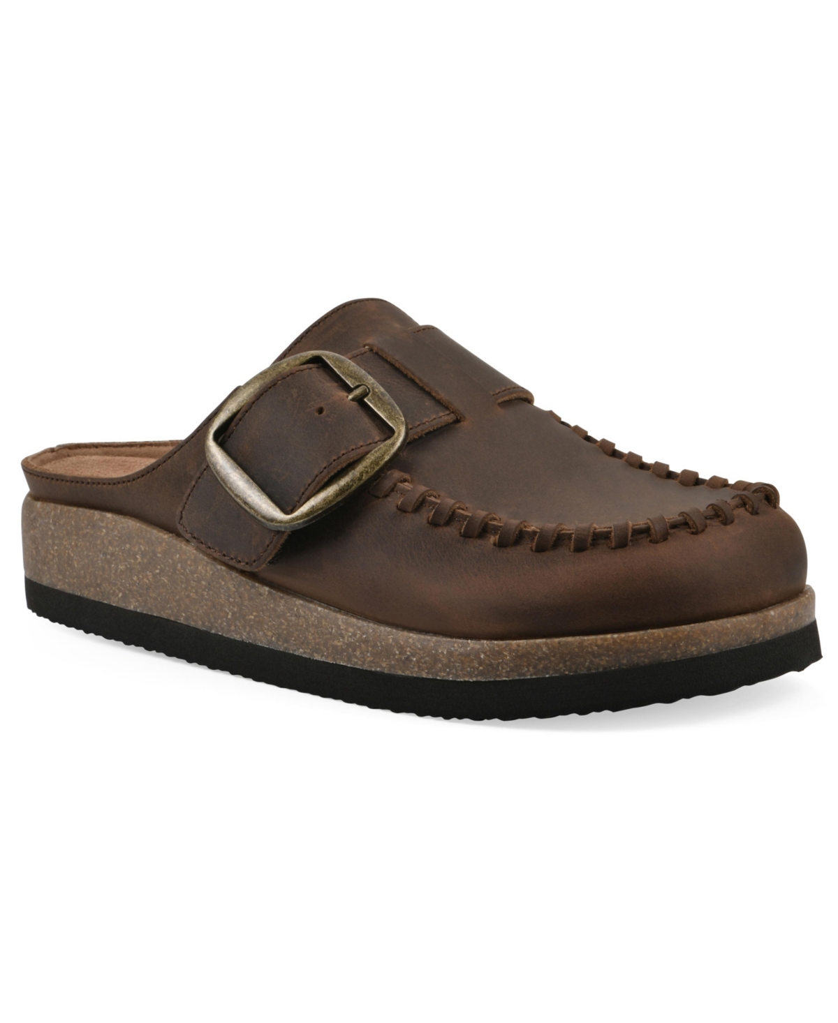Women's Bayberry Round Toe Mules - Brown Leather
