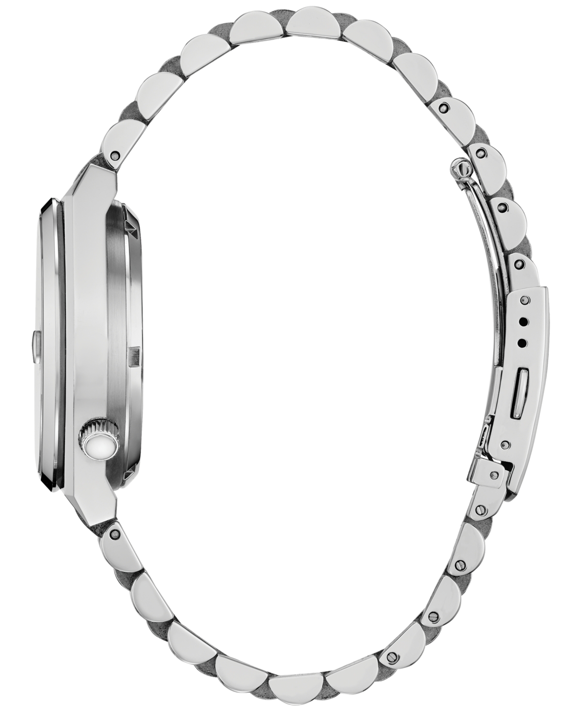 Citizen Unisex Sport Luxury Automatic Tsuyosa Silver-tone Stainless Steel Bracelet Watch 37mm In Silver-tone