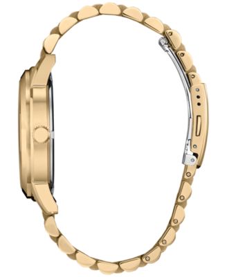 Men's Classic Rolan Gold-Tone Stainless Steel Bracelet Watch 40.5mm