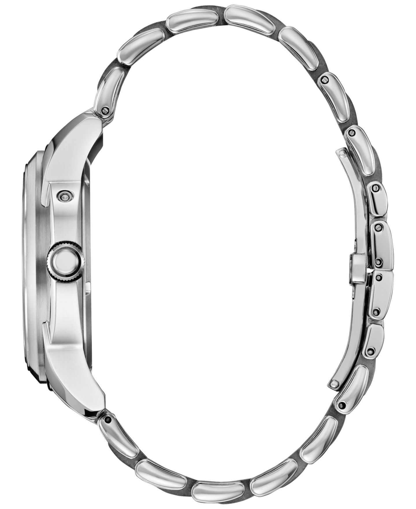Мужские часы Citizen Classic Calendrier Silver-Tone Stainless Steel Bracelet Watch 41.8mm — фото 4