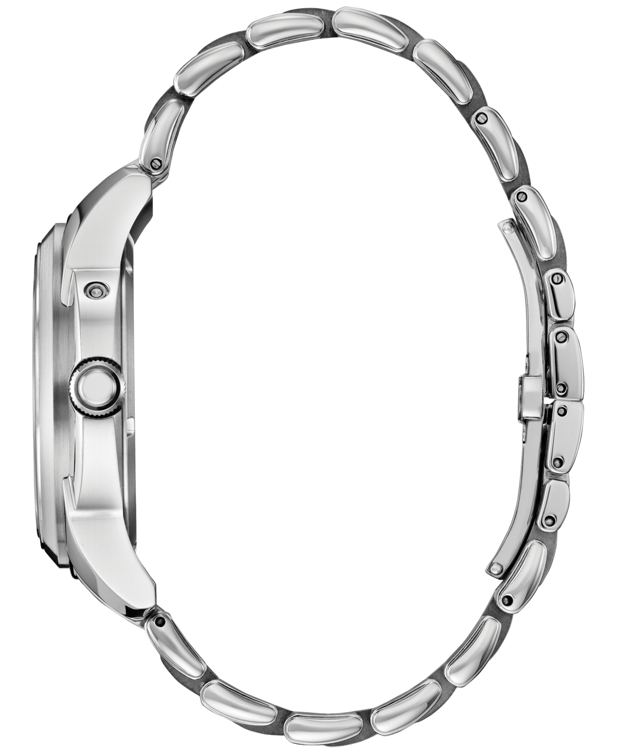 Citizen Men's Classic Calendrier Silver-tone Stainless Steel Bracelet Watch 41.8mm In Silver-tone