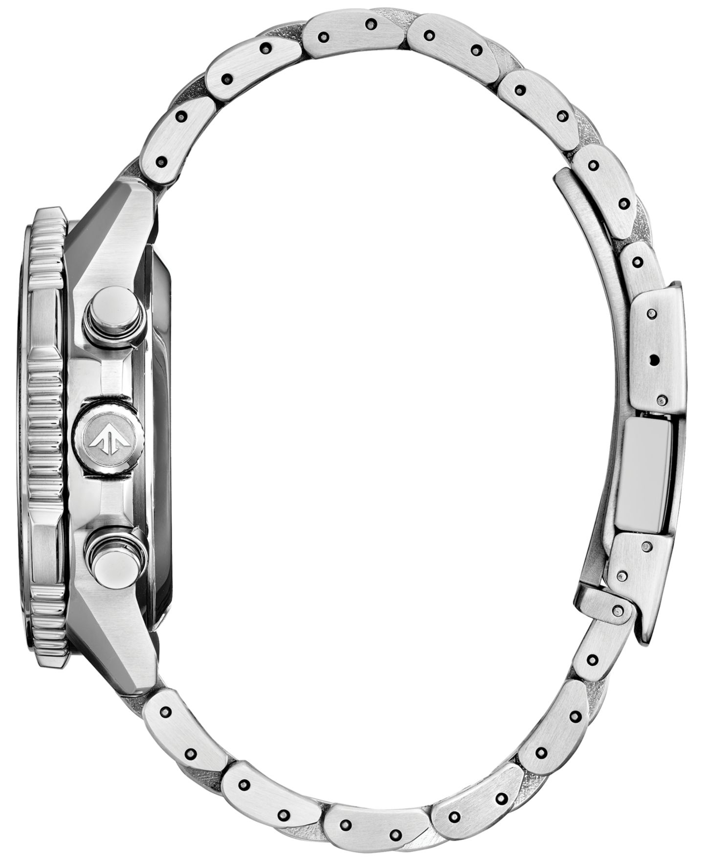 Мужские часы Citizen Promaster Air Navihawk Silver-Tone Stainless Steel Bracelet Watch 40mm — фото 3