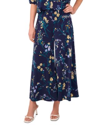 Sam & Jess - Women's Relaxed Wide-Leg Pull-On Pants
