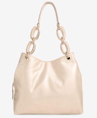 I.N.C. International Concepts - Trippii Champagne Pearlized Medium Tote
