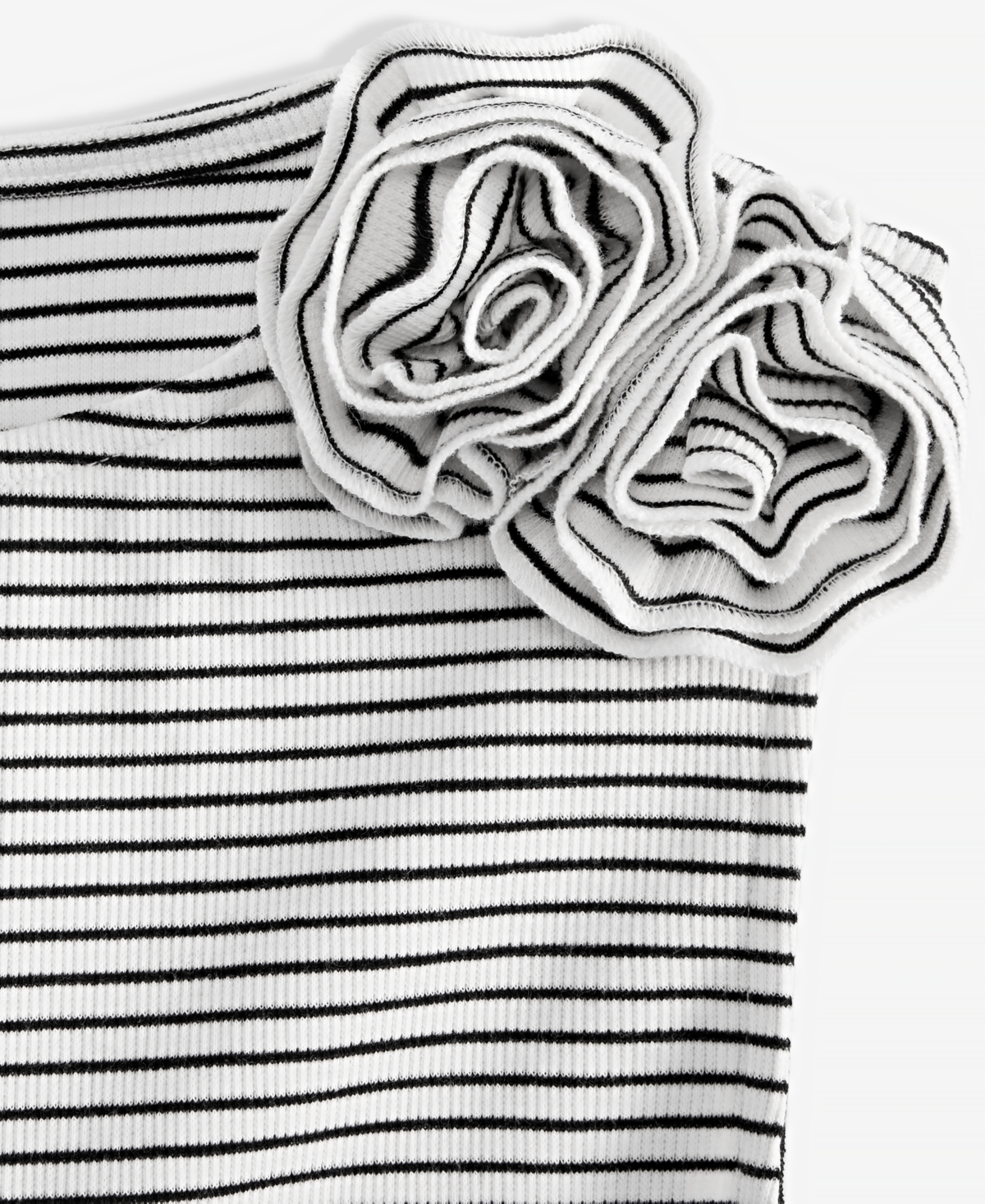 On 34th Women's Ribbed Rosette Shoulder Tank Top, Exclusively At Macy's In Washed White Combo