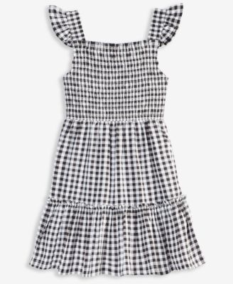 Toddler Girls Mommy & Me Gingham Smocked Dress, Exclusively at Macy's	