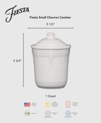Small Chevron Canister, 1 Qt.