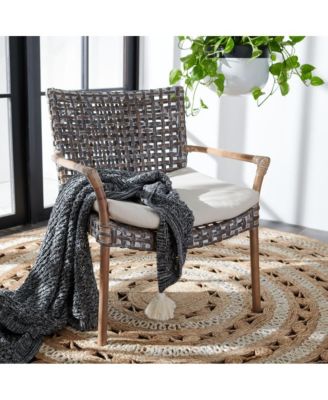 Collette Rattan Accent Chair W/ Cushion