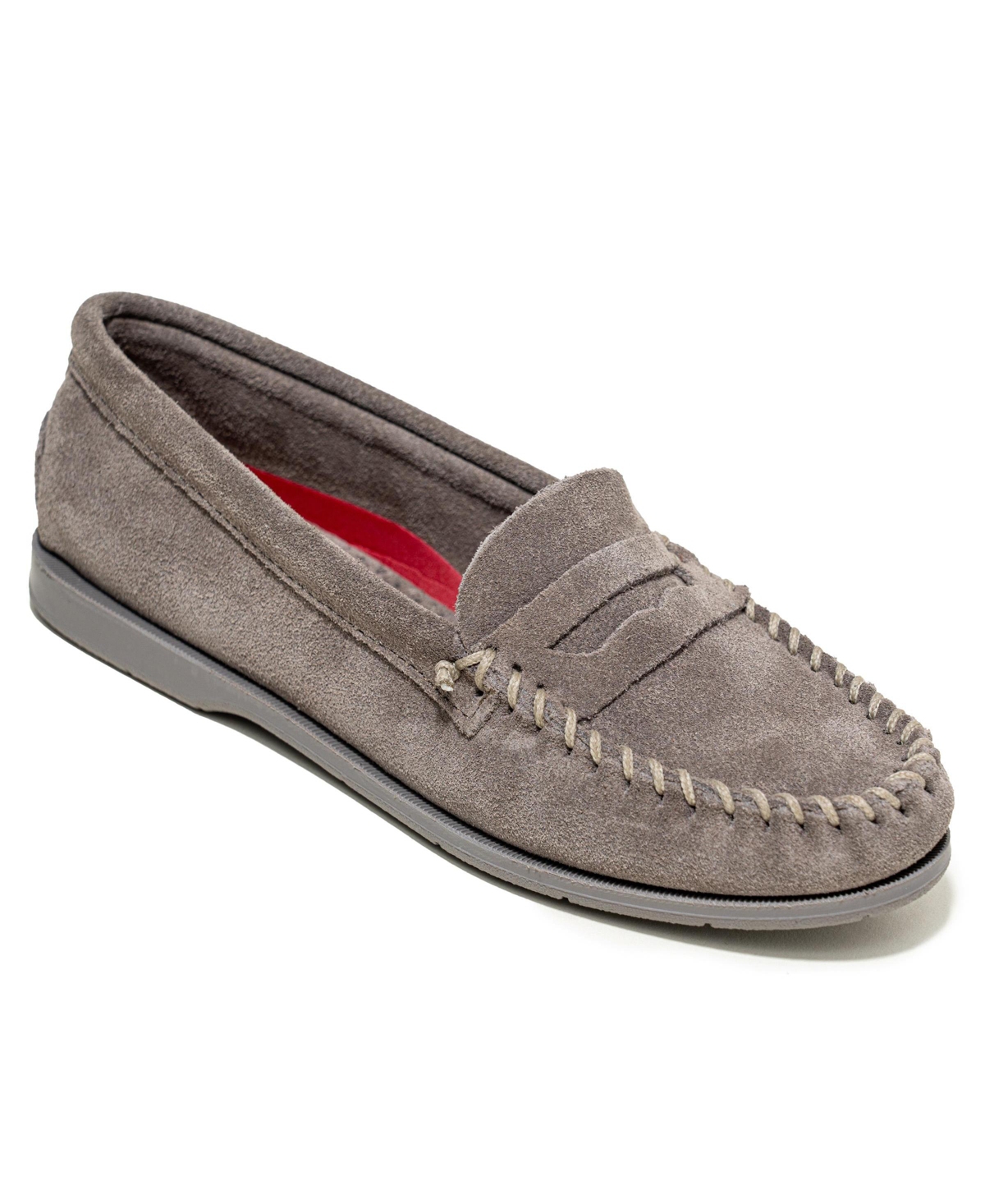 Women's Mellony Penny Suede Loafers - Grey